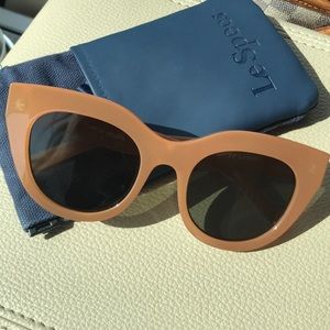 Le Specs Air Heart Sunglasses